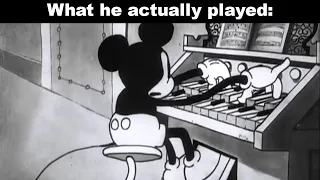 Pianos are Never Animated Correctly... (Mickey Mouse Haunted House)