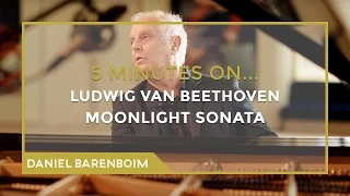 5 Minutes On... Beethoven - The Moonlight Sonata (C# minor) | Daniel Barenboim [subtitulado]