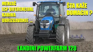 LANDINI POWERFARM 120  - LSD diferencijal - kabina -sistem ubrizgavanja, traktor - UTISCI DOMAĆINA