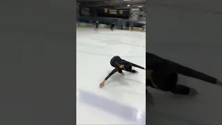 Yebin Mok makes hydroblading beautiful! #shorts #figureskater