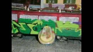 Stop Motion Graffiti Trainbombing HD