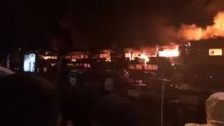 Пожар ТЦ "Адем" в Алматы