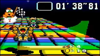 Super Mario kart SNES 150cc playthrough all cups