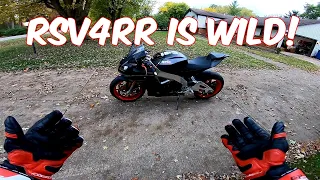 2019 APRILIA RSV4 RR FIRST RIDE!