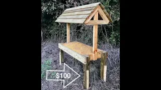 How to Build a Covered Wooden Deer Feeder