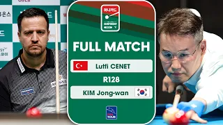 FULL MATCH: Lutfi CENET - KIM Jong-wan | PBA R128 | Hana Card Championship 2023