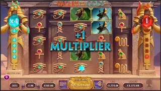 EPIC MEGA WIN On Valley of the Gods Slot Machine From Yggdrasil Gaming