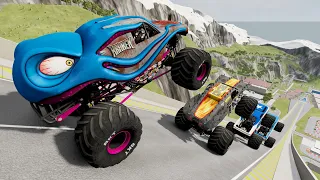 Monster Jam | Monster Truck | Insane Monster Jam Truck Jumps #85 - BeamNG Drive