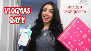 my college morning routine | vlogmas day 1