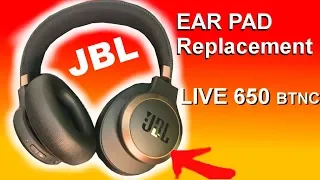 Ear pad replacement on JBL headphones - LIVE 650 BTNC