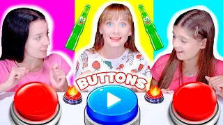 ASMR Eating Food Mystery Buttons Challenge