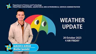 Public Weather Forecast issued at 4AM | October 20, 2023