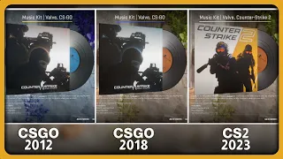 Old CSGO vs CS2 Music Kit