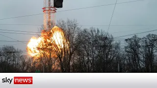 Ukraine Invasion: Russian strike on TV tower kills five