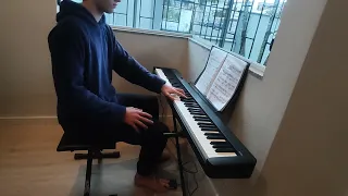 Scriabin, Prélude for the left hand, Op. 9 No. 1 played by me