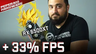 RX 6500XT pode ser MUITO mais RÁPIDA!!