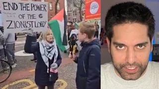 Palestine Protester DESTROYED By 12 Year Old Reporter 👏