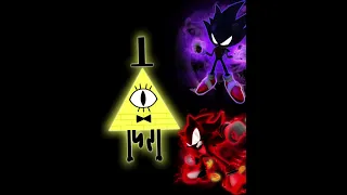 bill cipher vs sonic the hedgehog.