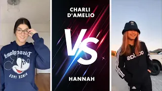 Charli D'Amelio Vs Hannah TikTok Dance Battle 😎