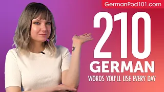 210 German Words You'll Use Every Day - Basic Vocabulary #61