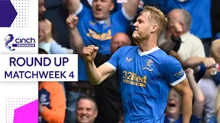 Derby Delight for Helander & Hibs Top the Table! | Matchweek 4 Round-Up | cinch Premiership