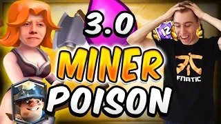 MINER POISON CONTROL IS BACK! 3.0 Miner Cycle Deck — Clash Royale
