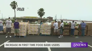 Food banks seeing an increase in first time users due to coronavirus pandemic