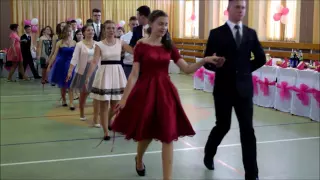 Polonez - Bal Gimnazjalny 2016r. w Zespole Szkół w Kuropatniku