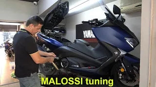 Tuning the YAMAHA T-MAX 530 with Malossi variator + test ride