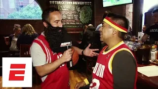 'Fake James Harden' interviews Thunder fans | Hang Time with Sam Alipour | ESPN Archives