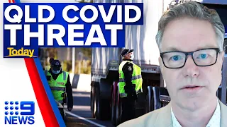 COVID-infected truckie sparks fears in Queensland | Coronavirus | 9 News Australia