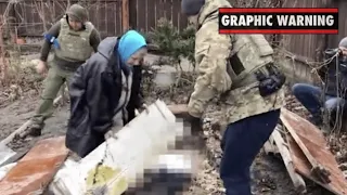 Horror as Ukrainian mum shows daughter’s shallow grave