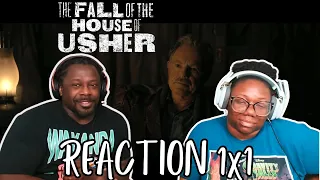 {A Midnight Dreary} The FALL of the HOUSE of USHER 1x1 | REACTION!!