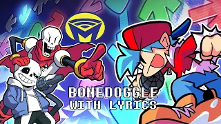 Friday Night Funkin - Indie Cross - Bonedoggle - With Lyrics ft. @DarbyCupit and @Stelyost