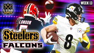 Steelers vs Falcons Week 13 Highlights: Pittsburgh Wins Again! | 5 Star Matchup
