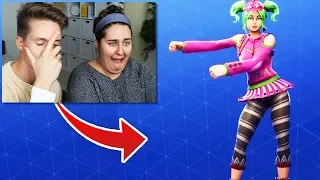 Sandra spielt zum 1. Mal FORTNITE