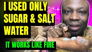 Mix SUGAR and SALT ( very important ) watch