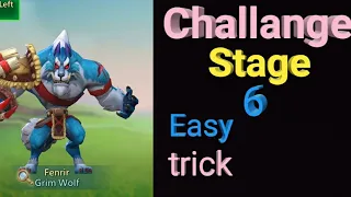 Lords mobile challenge stage - 6 A Dark Deceit using f2p heroes easy trick