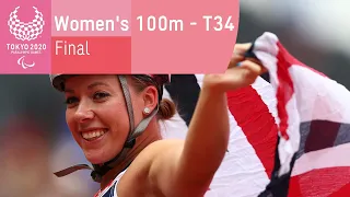 Women's 100m - T34 | Final | Athletics | Tokyo 2020 Paralympic Games