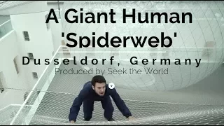 Germany: A Giant Human Size Spiderweb