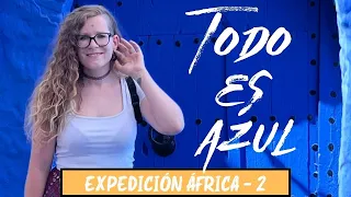 Visitamos el pueblo más AZUL del mundo. || Marruecos en camper  || Africa E2