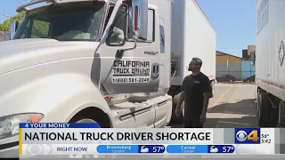 Concerns about national shortage of truck drivers