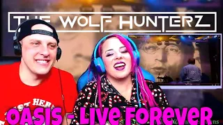 Oasis - Live Forever (live) 1996 [HD] THE WOLF HUNTERZ Reactions
