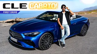 First Drive! 2024 Mercedes CLE 450 Cabriolet 6 Cyl!