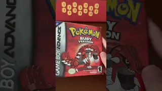 Hộp game Pokemon Ruby GBA có gì? #shorts