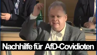 SPD-Politiker erteilt AfD-Covidioten Nachhilfe zum Thema PCR-Tests