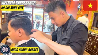 ASMR -💈Get your hair cut & styled at a Vietnamese barbershop with a handsome and likable barber