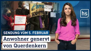 Anwohner genervt von Querdenkern | hessenschau vom 05.02.2022