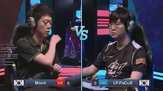 MOON (NE) vs FoCuS (O) RO 8 B WarCraft Gold League Summer 2019 (Miker)