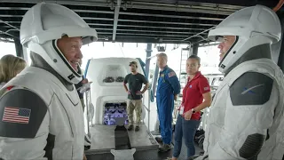 SpaceX Crew Dragon Extraction Rehearsal